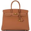 Hermès Birkin 35 Gold Togo GHW