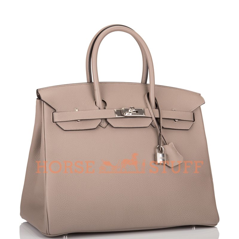 Hermès Birkin 35 Gris Asphalt Togo PHW