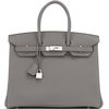 Hermès Birkin 35 Gris Meyer Togo PHW