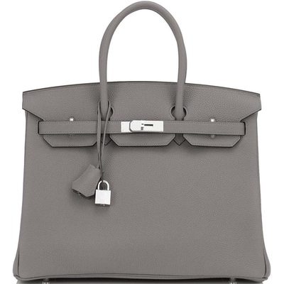 Hermès Birkin 35 Gris Meyer Togo PHW