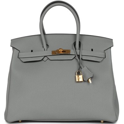 Hermès Birkin 35 Gris Mouette Togo GHW