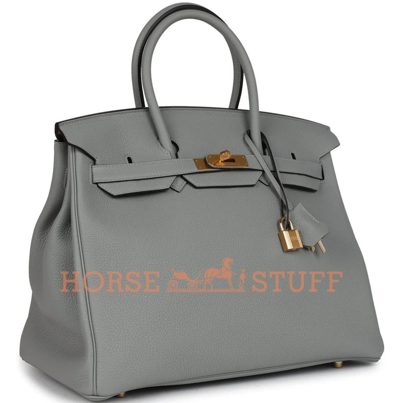 Hermès Birkin 35 Gris Mouette Togo GHW