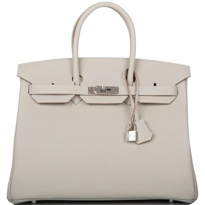 Hermès Birkin 35 Gris Perle Togo PHW