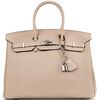 Hermès Birkin 35 Gris Tourterelle Togo PHW