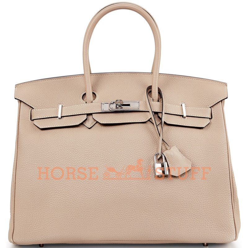 Hermès Birkin 35 Gris Tourterelle Togo PHW