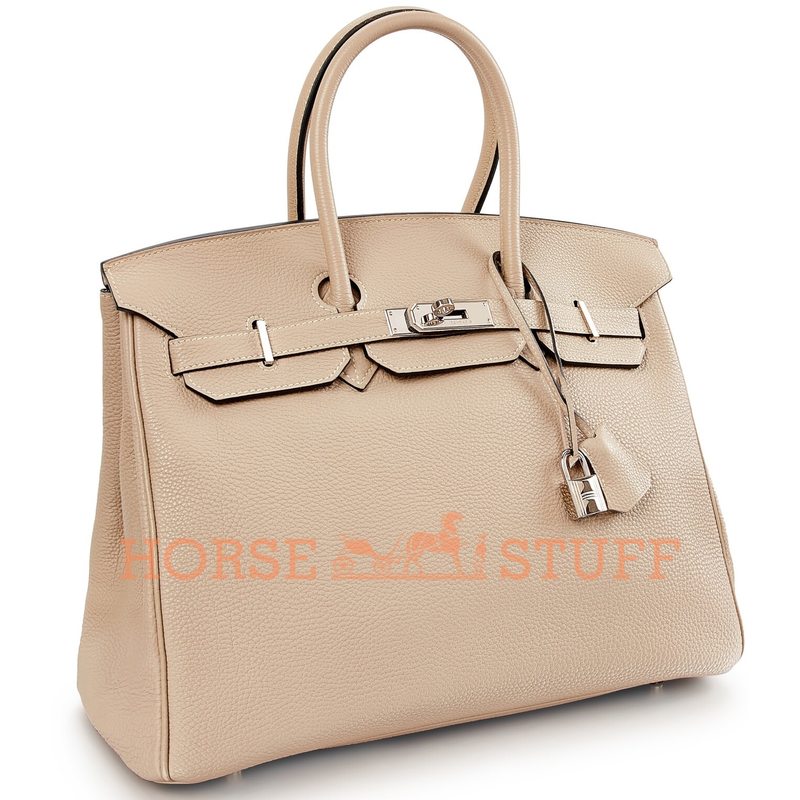 Hermès Birkin 35 Gris Tourterelle Togo PHW