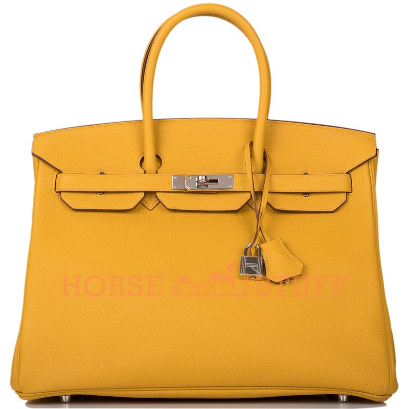 Hermès Birkin 35 Jaune Ambre Togo PHW