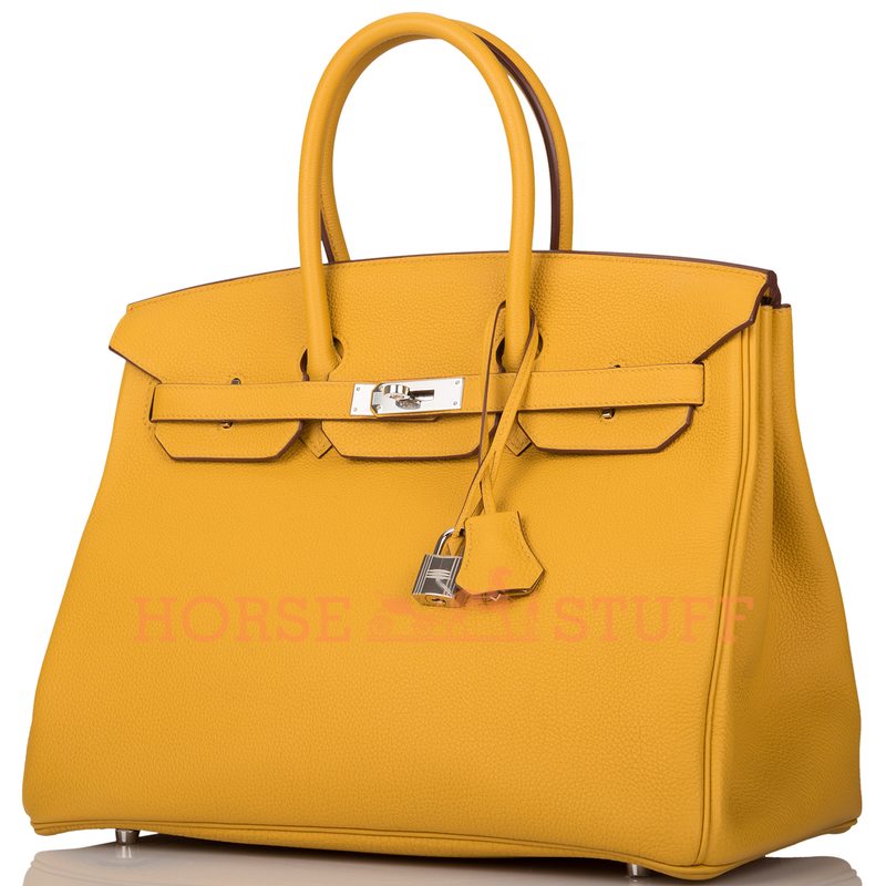 Hermès Birkin 35 Jaune Ambre Togo PHW