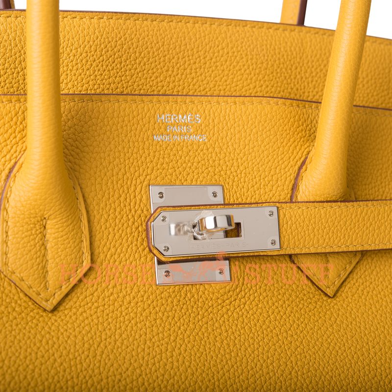 Hermès Birkin 35 Jaune Ambre Togo PHW