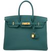 Hermès Birkin 35 Malachite Togo GHW