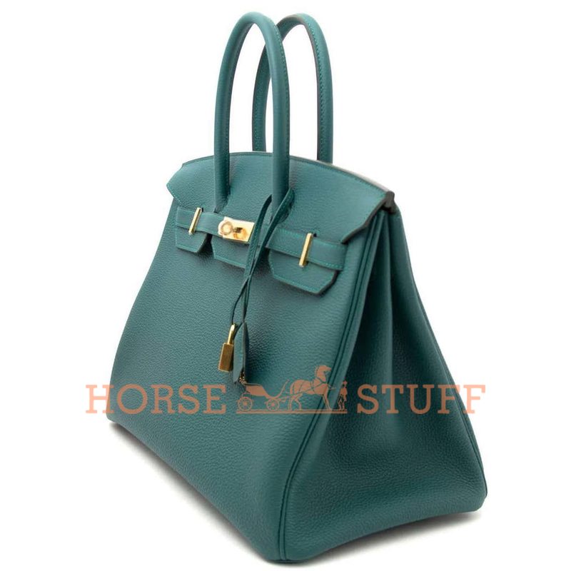 Hermès Birkin 35 Malachite Togo GHW