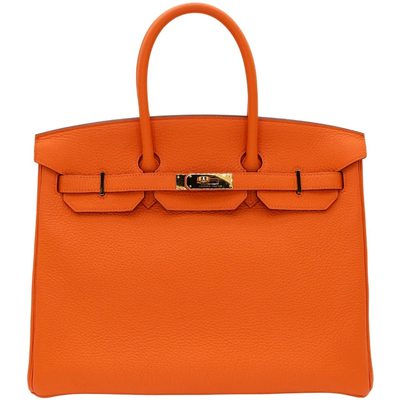 Hermès Birkin 35 Orange Togo GHW