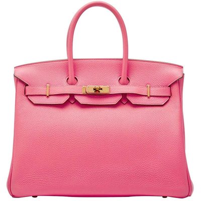 Hermès Birkin 35 Rose Lipstick Togo GHW