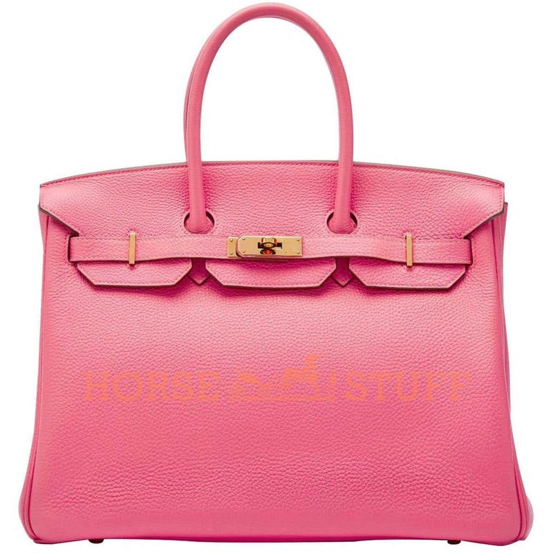 Hermès Birkin 35 Rose Lipstick Togo GHW