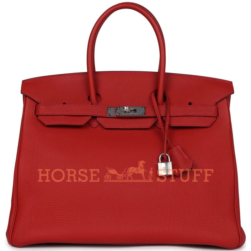 Hermès Birkin 35 Rouge Casaque Togo PHW