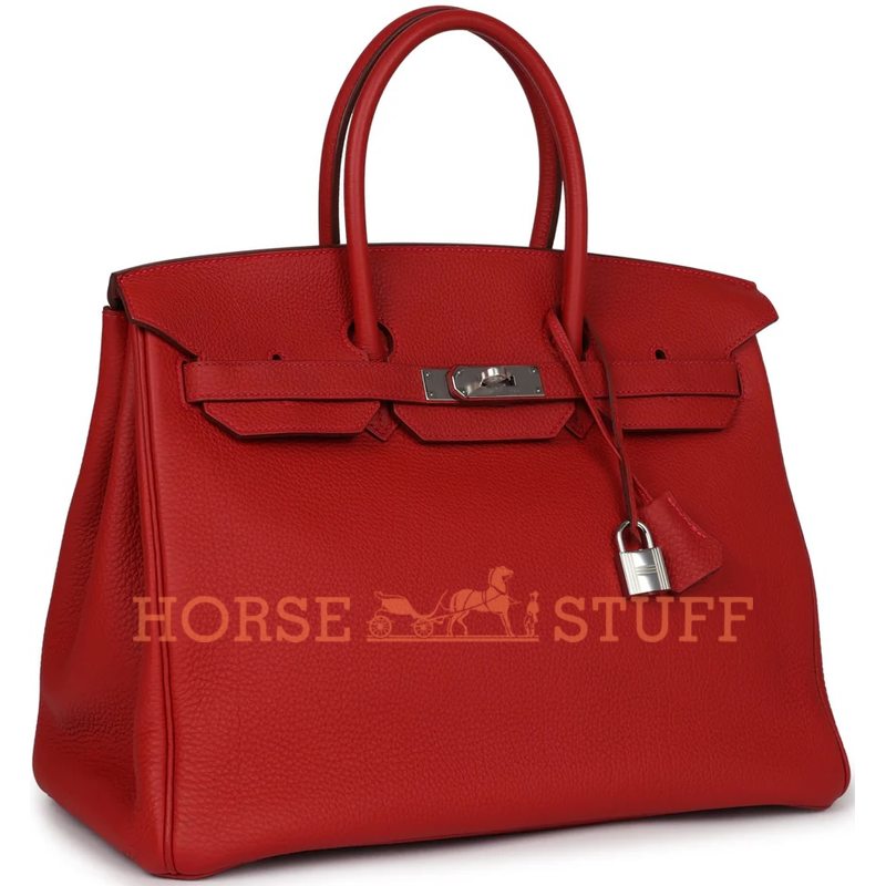 Hermès Birkin 35 Rouge Casaque Togo PHW