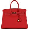 Hermès Birkin 35 Rouge Tomate Togo GHW