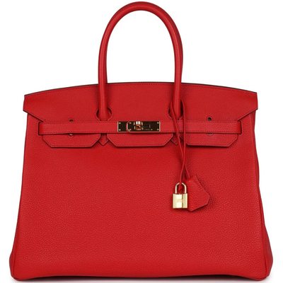 Hermès Birkin 35 Rouge Tomate Togo GHW