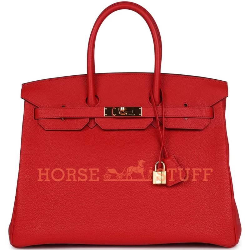 Hermès Birkin 35 Rouge Tomate Togo GHW