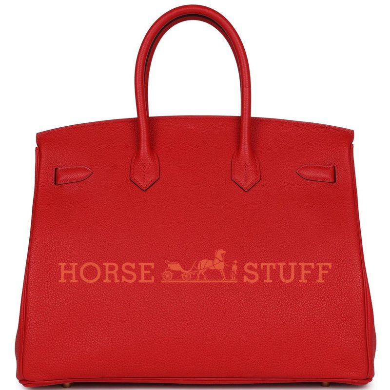 Hermès Birkin 35 Rouge Tomate Togo GHW