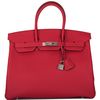 Hermès Birkin 35 Rouge Vif Togo PHW