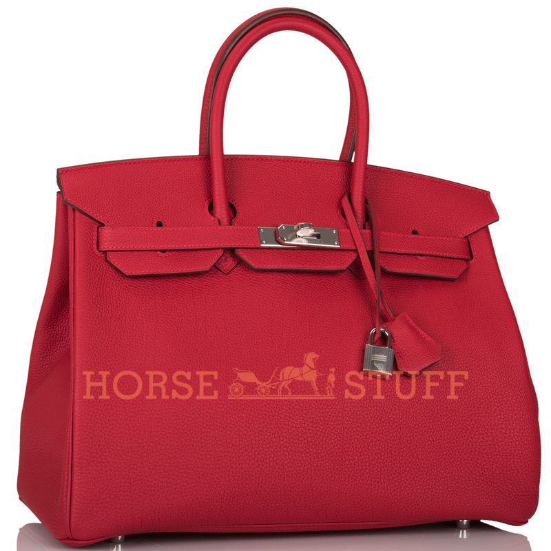 Hermès Birkin 35 Rouge Vif Togo PHW