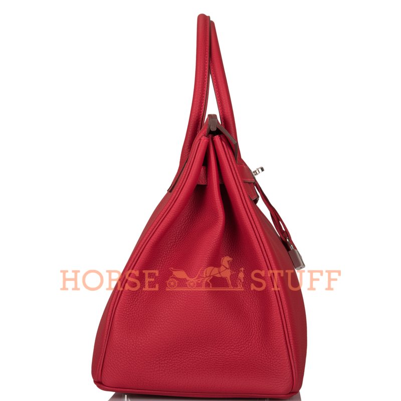 Hermès Birkin 35 Rouge Vif Togo PHW