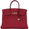 Hermès Birkin 35 Rubis Togo GHW