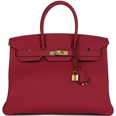 Hermès Birkin 35 Rubis Togo GHW