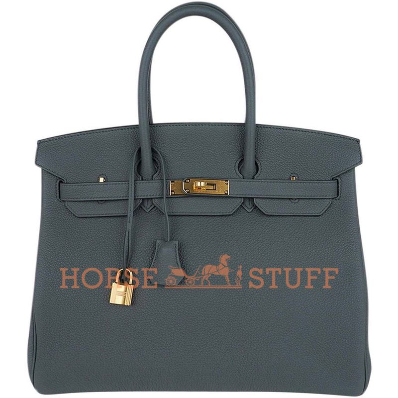 Hermès Birkin 35 Vert Amande Togo GHW