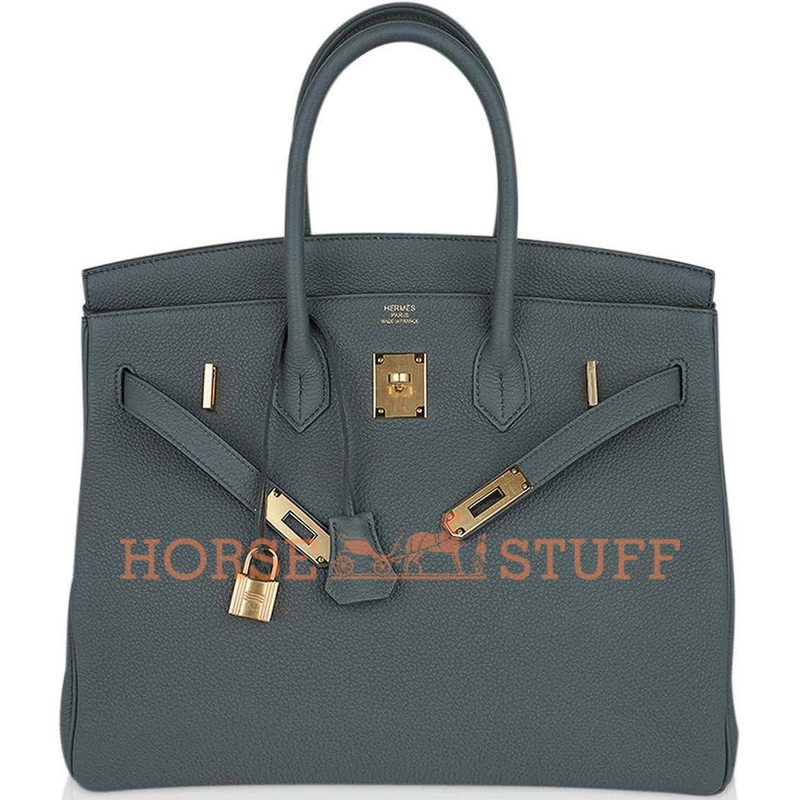 Hermès Birkin 35 Vert Amande Togo GHW