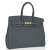 Hermès Birkin 35 Vert Amande Togo GHW