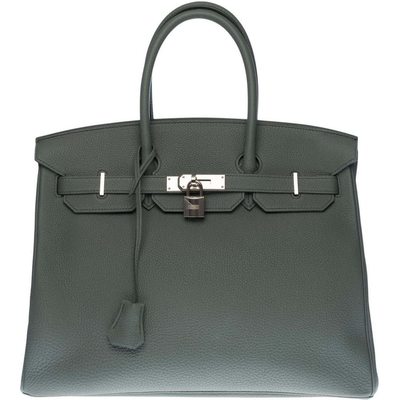 Hermès Birkin 35 Vert Amande Togo PHW