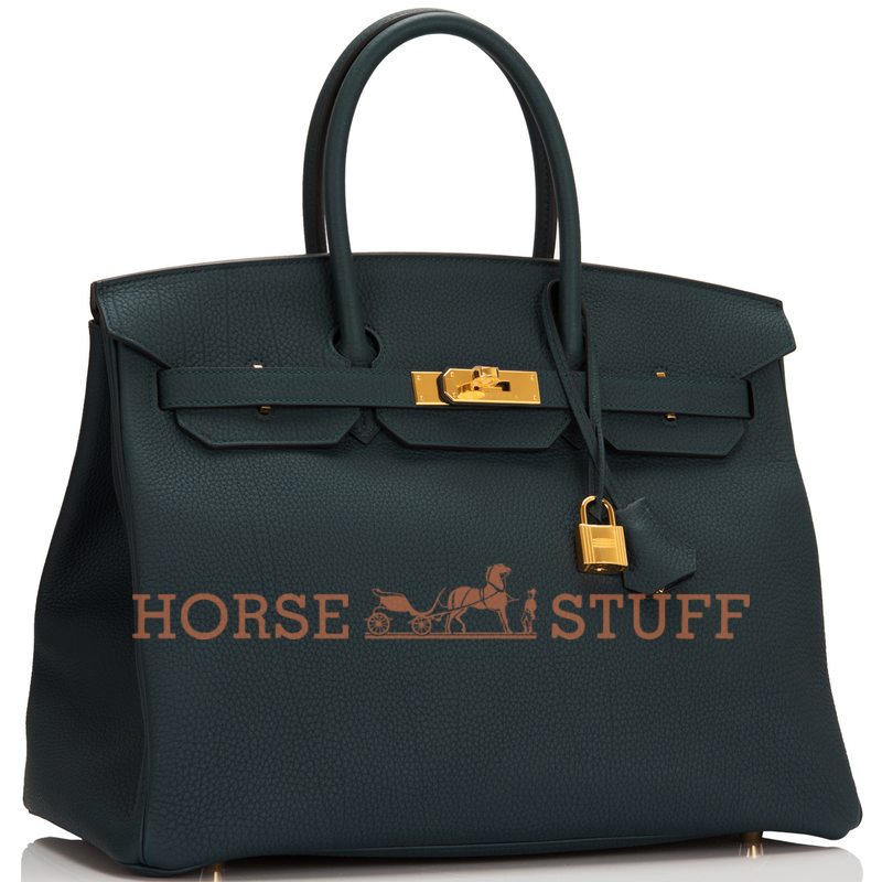 Hermès Birkin 35 Vert Cypress Togo GHW