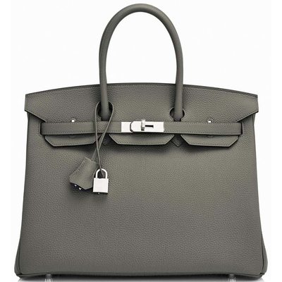 Hermès Birkin 35 Vert de Gris Togo PHW