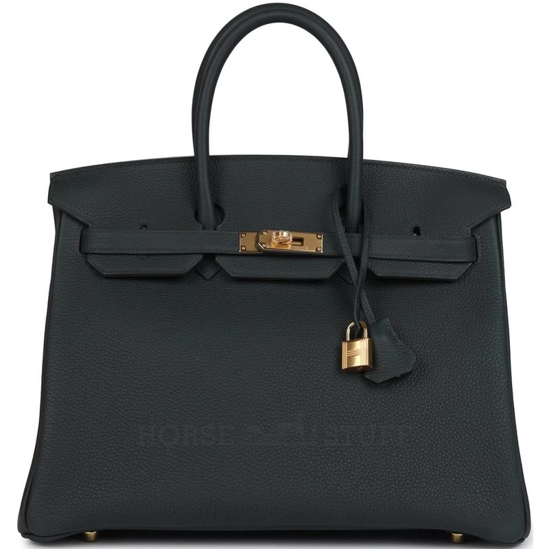 Hermès Birkin 35 Vert Fonce Togo GHW