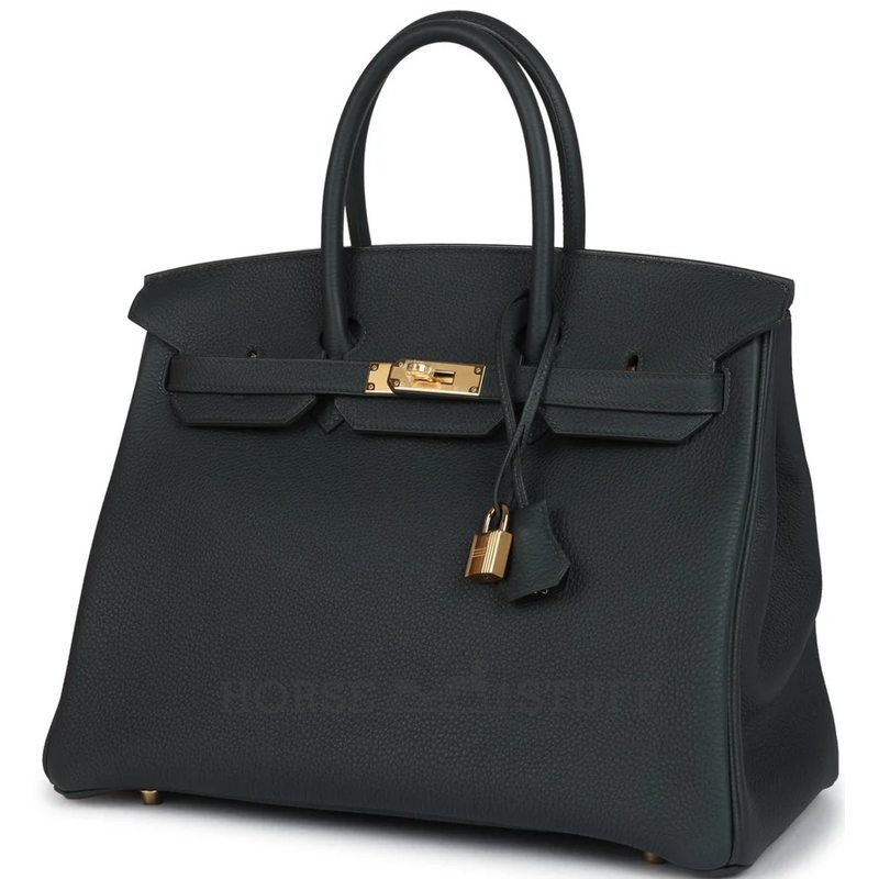 Hermès Birkin 35 Vert Fonce Togo GHW