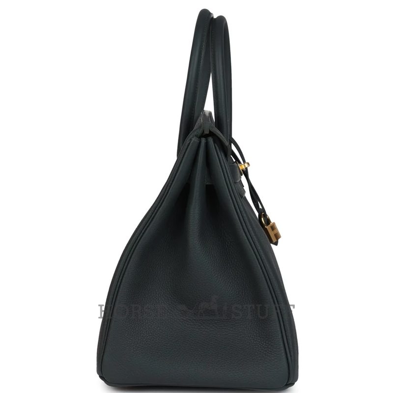 Hermès Birkin 35 Vert Fonce Togo GHW