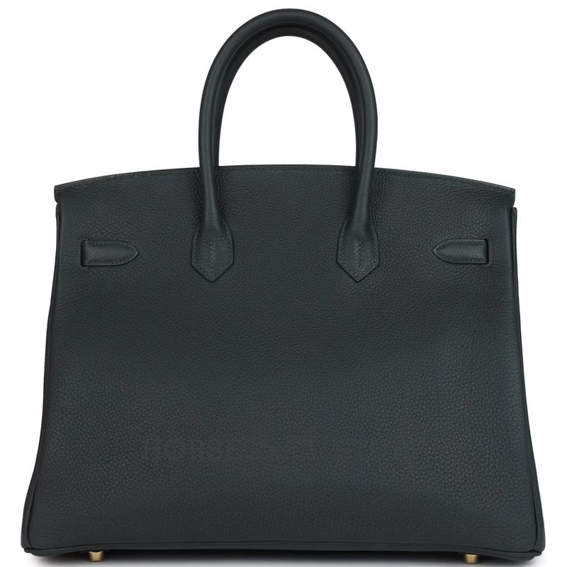 Hermès Birkin 35 Vert Fonce Togo GHW