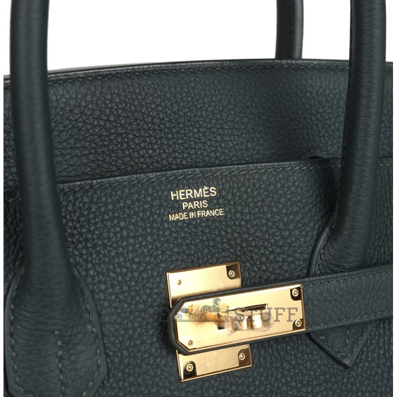 Hermès Birkin 35 Vert Fonce Togo GHW