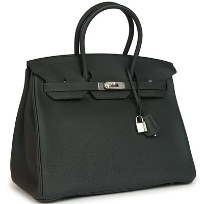 Hermès Birkin 35 Vert Fonce Togo PHW