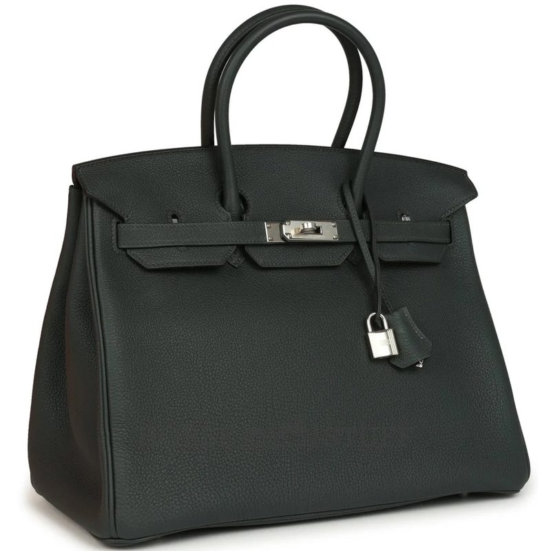 Hermès Birkin 35 Vert Fonce Togo PHW