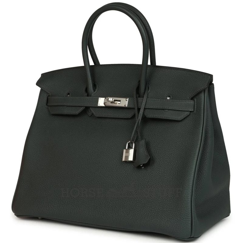 Hermès Birkin 35 Vert Fonce Togo PHW