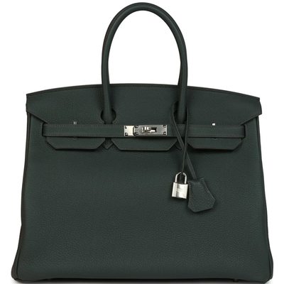 Hermès Birkin 35 Vert Mangrove Togo PHW