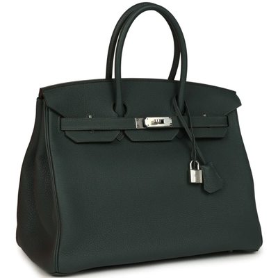 Hermès Birkin 35 Vert Mangrove Togo PHW