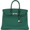 Hermès Birkin 35 Vert Moyen Togo PHW