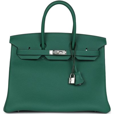 Hermès Birkin 35 Vert Moyen Togo PHW