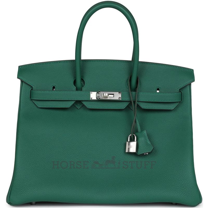 Hermès Birkin 35 Vert Moyen Togo PHW