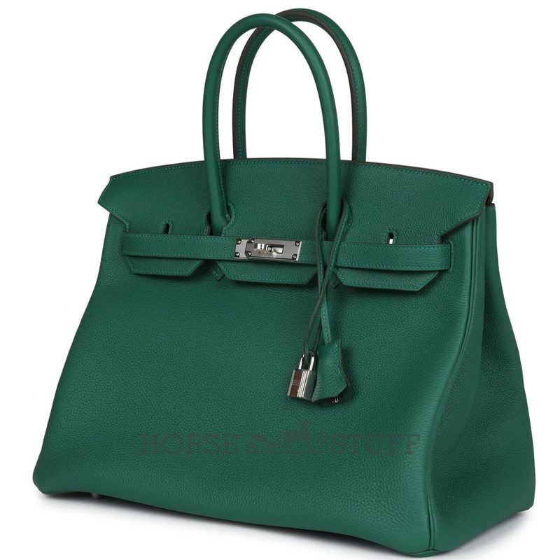 Hermès Birkin 35 Vert Moyen Togo PHW