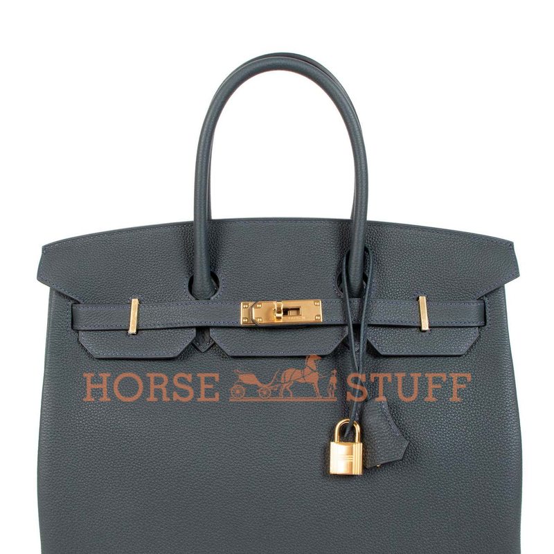 Hermès Birkin 35 Vert Rousseau Togo GHW